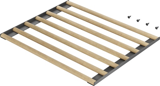 [RVA498160] Plaque de séparation Gaggenau RVA498160, 45,7 cm, bois de chêne et aluminium anthracite