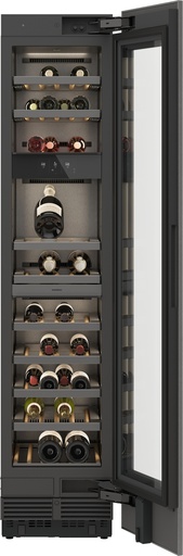 [RVW417170] Cave à vin encastrable Gaggenau RVW417170, 68 bouteilles, 280 litres, classe F, niveau sonore de 38 dB(A)