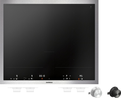 [VI462115] Table de cuisson induction Gaggenau VI462115 Vario Flex, 7.4 kW, largeur d'encastrement 60 cm, classe A