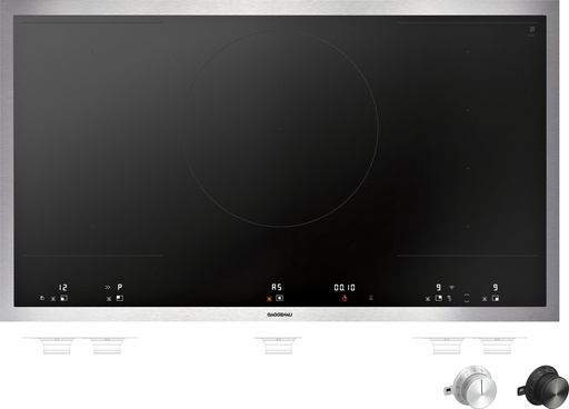 [VI492115] Table de cuisson induction Gaggenau VI492115, 3 zones Vario Flex, 90 cm de large, absorption totale 11.1 kW