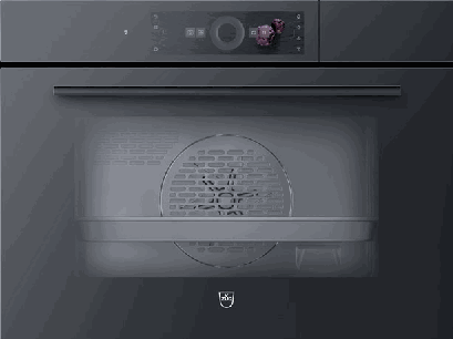 [2303200006] CombiSteamer V6000 45, Verre Miroir Noir, Hauteur 45cm Fours 2303200006 V-ZUG