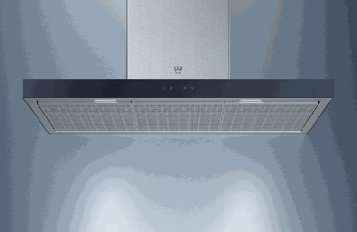 [6202800006] Hotte murale V-ZUG 6202800006 AiroClearMural V6000, verre miroir 90 cm, éclairage LED, commande Touch Control