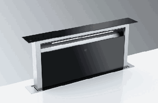 [6401500001] Hotte de plan de travail V ZUG DSTS9 6401500001, 90 cm, finition verre, commande TouchControl, éclairage LED