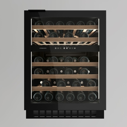 [58001] Cave à vin FRECAN 58001, sous plan, 45 bouteilles, 2 zones, 125 L