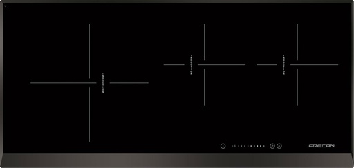 [51122] Plaque induction FRECAN Vitro 783 Slider II 51122, 3 zones, 780 mm, noir, 5600 W