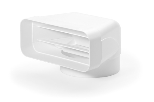 [90194] Adaptateur rond plat 90º 90194 Frecan