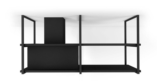 [27848] Hotte îlot iCustom 1800 1100 Noir 27848 Frecan