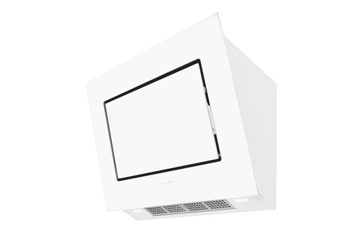 [27740] Hotte murale inclinée FRECAN 27740, 900 mm, 594 m³/h, verre blanc, 3 vitesses + Booster