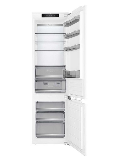 [010523] Réfrigérateur combiné PANDO 010523, 194 x 54 cm, 267 L, classe E, intégrable