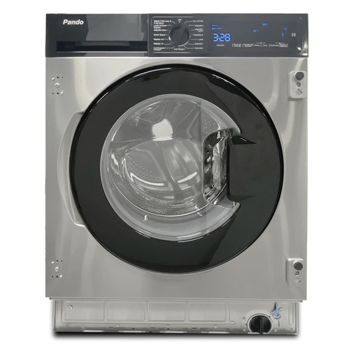 [010868] Lave-linge séchant intégrable PWLS-9161 inox 8 kg/5 kg, 1400 tr/min, pompe à chaleur - Lavage - PANDO