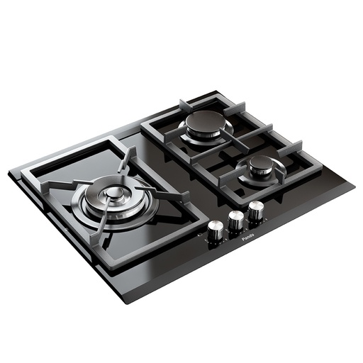[PGA-4260] Plaque gaz 620X510, 3 foyers - Plaques de cuisson - PANDO