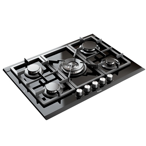 [PGA-4370] Plaque gaz 710X510, 5 foyers - Plaques de cuisson - PANDO