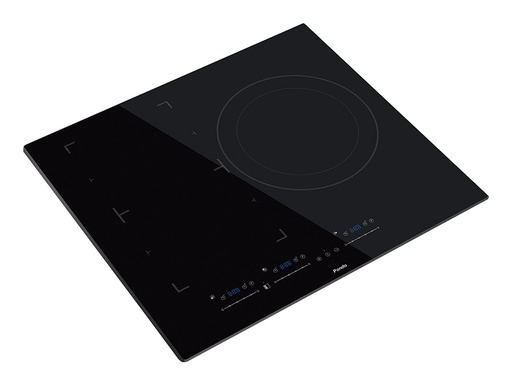 [PI-3151] Plaque de cuisson PANDO PI-3151, 60 cm, 3 zones induction, 7400 W, verre noir, tactile